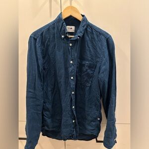 NNO7 Blue linen shirt